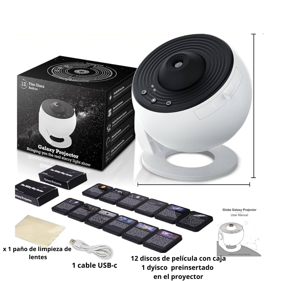 Proyector Galaxia 12 Discos